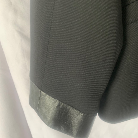 Leather trimmed blazer - Picture 6 of 6